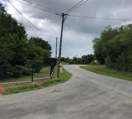 Installation de clôture panneau rigide avec soubassement béton à Malville